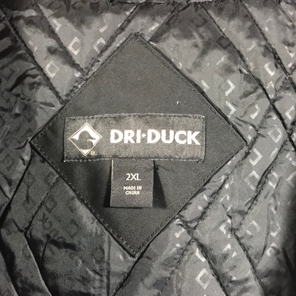 Men’s Black hooded 2XL Rain jacket - Picture 2 of 4